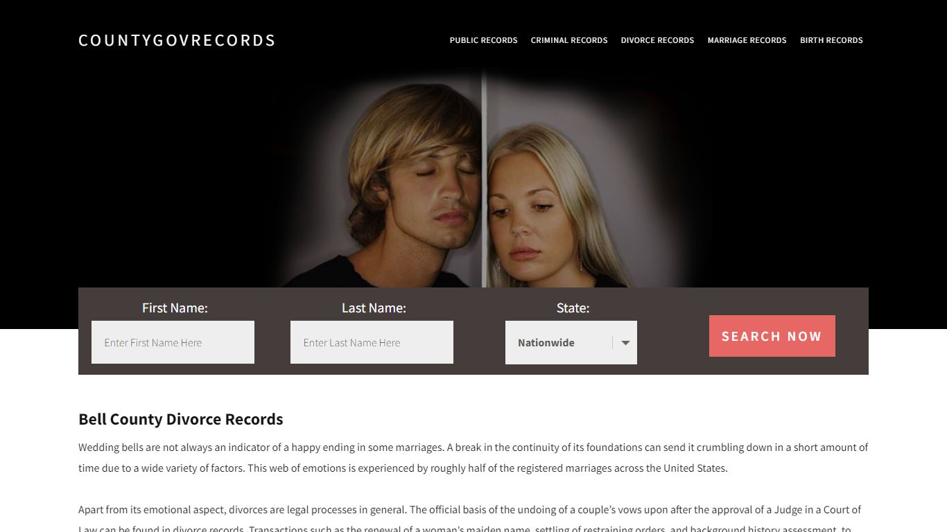 Bell County Divorce Records | Enter Name and Search|14 Days Free